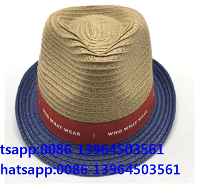 Erkekler için teyp kovboy fedora şapkası