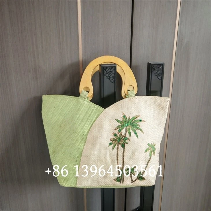 Bambu dokuma saman çanta