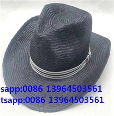 Siyah Fedora Şapka Açık Hava Panama Şapkası Erkekler İçin