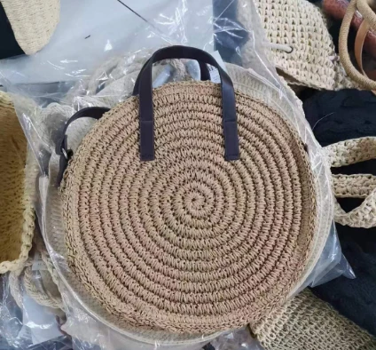 Yuvarlak Küçük Kahverengi Kız Çocuk Crossbody Çanta