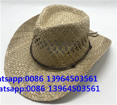 Hollow Handmade Straw Sun Men Hat