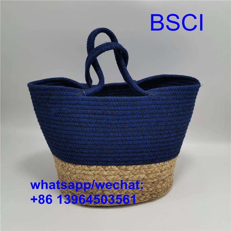 Doğal Dokuma Rattan Plaj Çantası