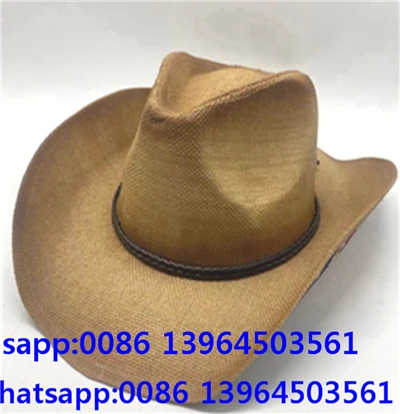 Erkekler İçin Hasır Fedora Şapka