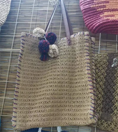 Kağıt Tığ Işi Bayan Yaz Çantası