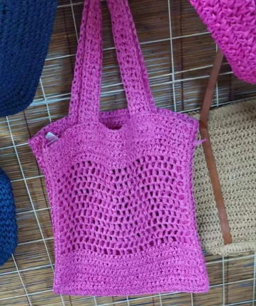 Logolu Pembe Özelleştirilmiş Tığ Işi Kağıt Kadın Çantası
