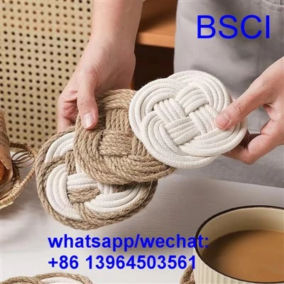 Doğal Jüt Servis Altlığı Deseni