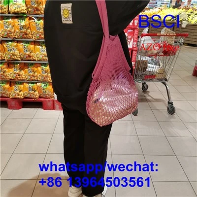 Net Mesh Kaplumbağa Çanta İpli Alışveriş Çantası